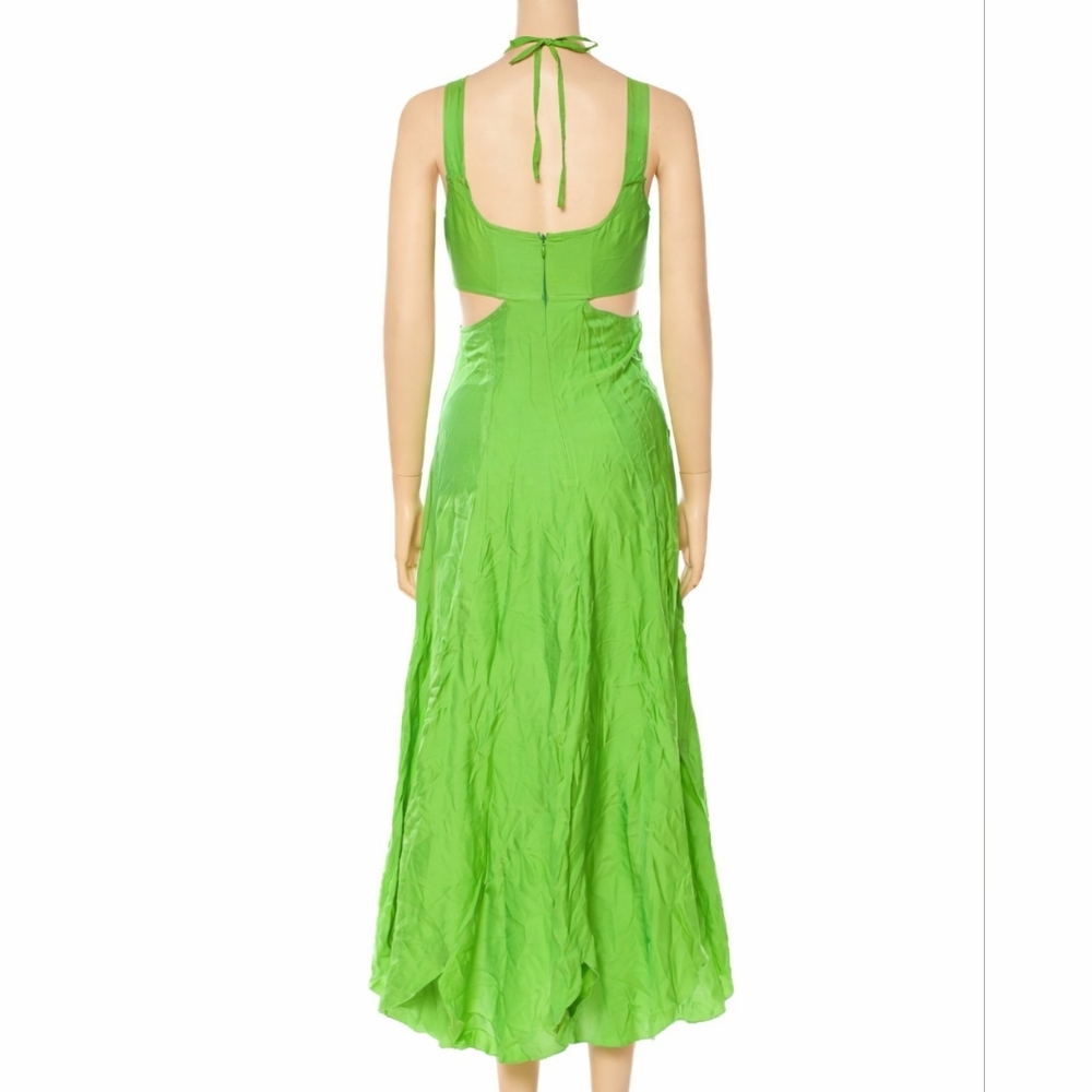 Cult Gaia Eileen Green Asymmetrical Dress - Picture 7 of 11
